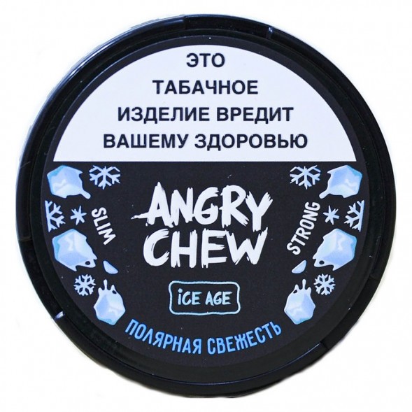 Табак жевательный Angry Chew Slim Strong - Полярная Свежесть (12 грамм) купить в Перми