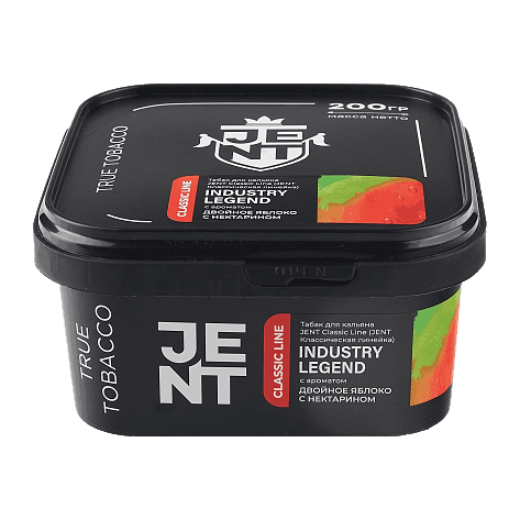Табак Jent - Industry Legend (Двойное Яблоко с Нектарином, 200 грамм) купить в Перми