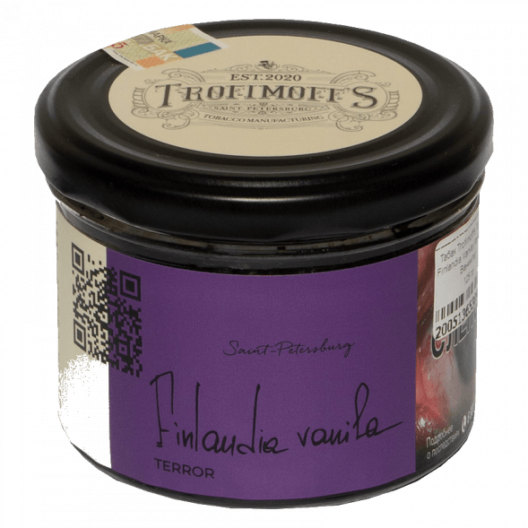 Табак Trofimoff&#039;s Terror - Finlandia Vanila (Финская Ваниль, 125 грамм) купить в Перми