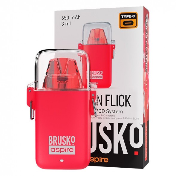 Электронная сигарета Brusko - Minican Flick (Красный) купить в Перми