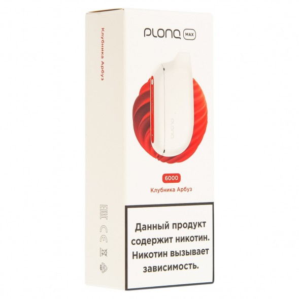 PLONQ MAX - Клубника Арбуз (6000 затяжек) купить в Перми