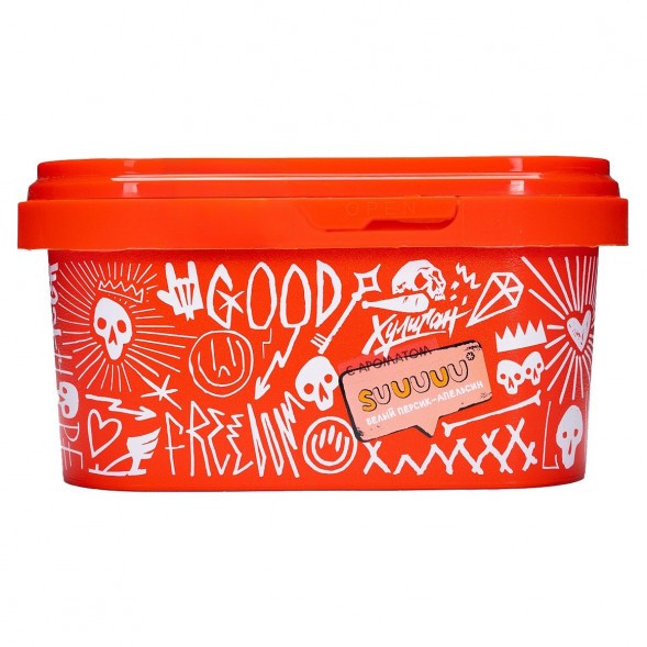 Табак Хулиган - Suuuuu (Белый Персик и Апельсин, 200 грамм) купить в Перми