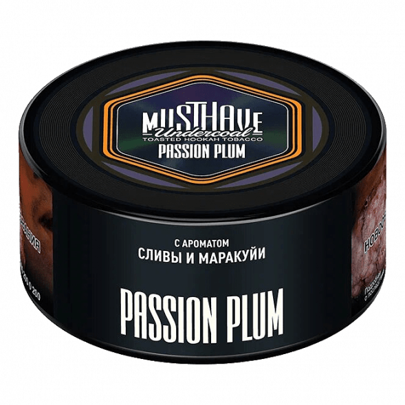 Табак Must Have - Passion Plum (Слива и Маракуйя, 125 грамм) купить в Перми