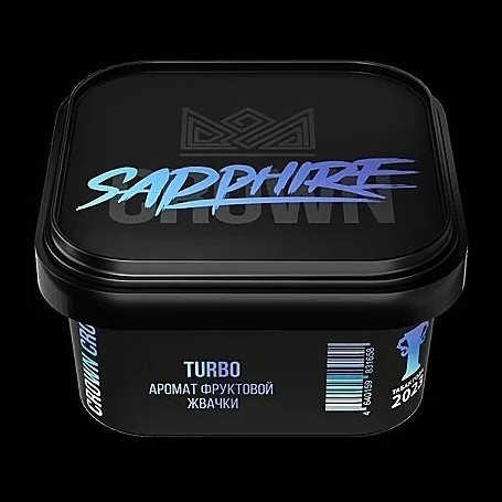 Табак Sapphire Crown - Turbo (Фруктовая Жвачка, 200 грамм) купить в Перми