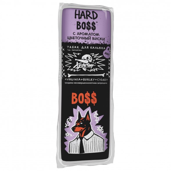 Табак Хулиган Hard - BOSS (Цветочный Виски, 200 грамм) купить в Перми