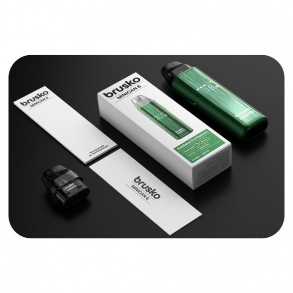 Электронная сигарета Brusko - Minican 6 (Рубиновый - Crimson Red) купить в Перми