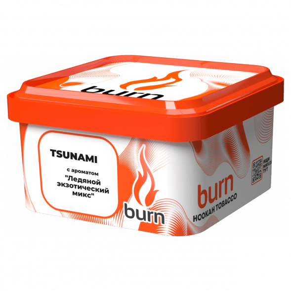 Табак Burn - Tsunami (Тропические Фрукты со Льдом, 200 грамм) купить в Перми