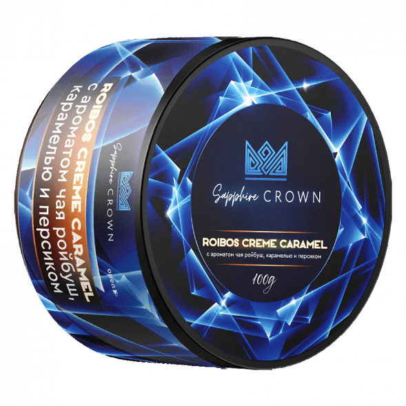 Табак Sapphire Crown - Roibos Creme Caramel (Чай Ройбуш с Карамелью и Персиком, 25 грамм) купить в Перми