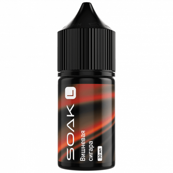 Жидкость SOAK L30 - Cherry Cigar (Вишнёвая Сигара, 30 мл, 2 мг) купить в Перми