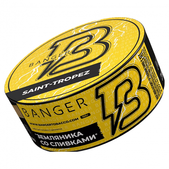 Табак Banger - Saint-Tropez (Земляника со Сливками, 100 грамм) купить в Перми