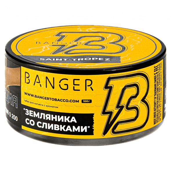 Табак Banger - Saint-Tropez (Земляника со Сливками, 100 грамм) купить в Перми