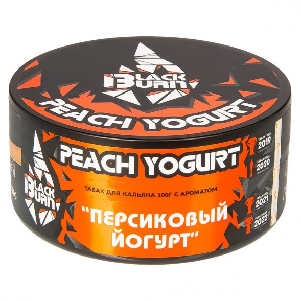 Табак BlackBurn - Peach Yogurt (Персиковый Йогурт, 100 грамм) купить в Перми
