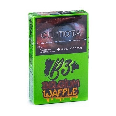 Табак B3 - Belgium Waffle (Бельгийские Вафли, 50 грамм) купить в Перми