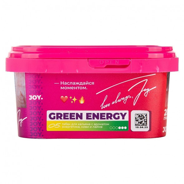 Табак Joy - Green Energy (Энергетик, Киви и Лайм, 200 грамм) купить в Перми