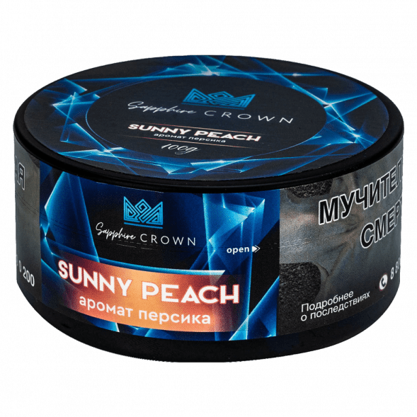 Табак Sapphire Crown - Sunny Peach (Персик, 25 грамм) купить в Перми