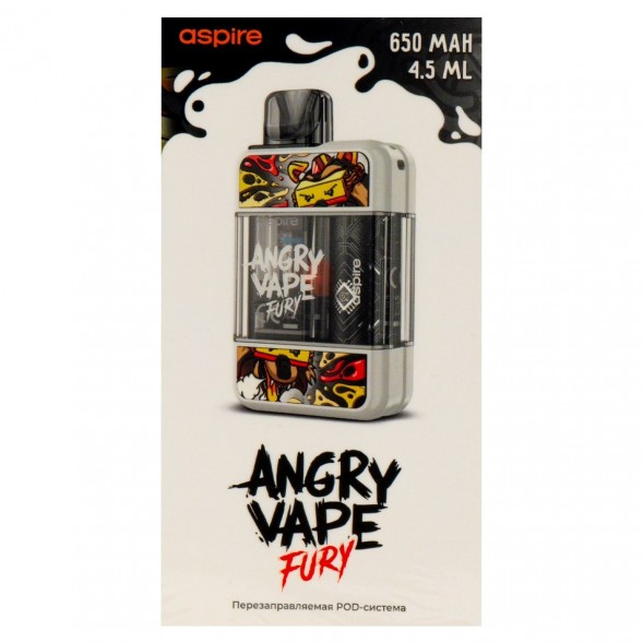 Электронная сигарета Brusko - Angry Vape Fury (650 mAh, Белый) купить в Перми