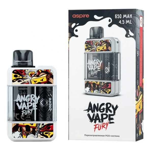 Электронная сигарета Brusko - Angry Vape Fury (650 mAh, Белый) купить в Перми