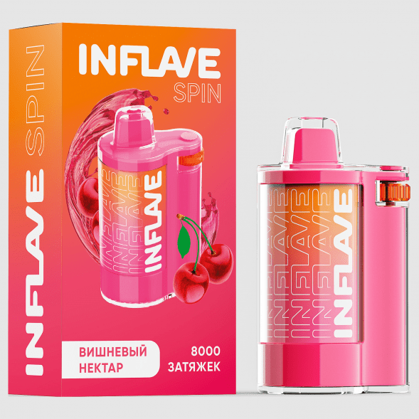 INFLAVE SPIN - Вишнёвый Нектар (8000 затяжек) купить в Перми