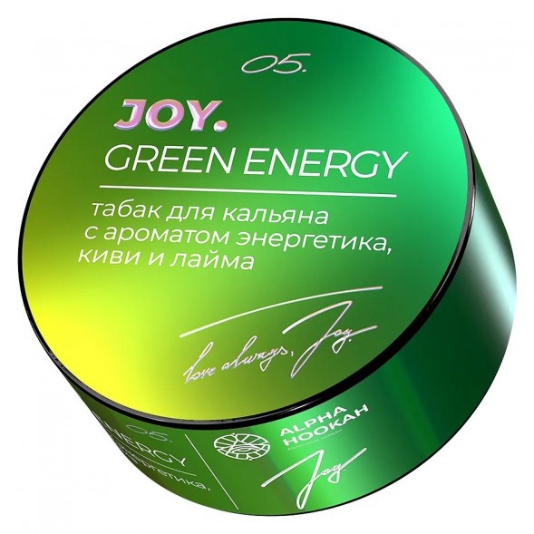 Табак Joy - Green Energy (Энергетик, Киви и Лайм, 25 грамм) купить в Перми