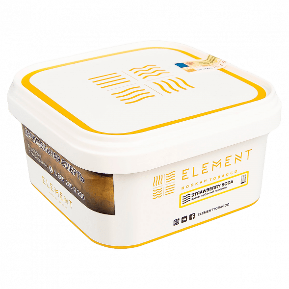 Табак Element Воздух - Strawberry Soda (Клубничная Газировка, 200 грамм) купить в Перми