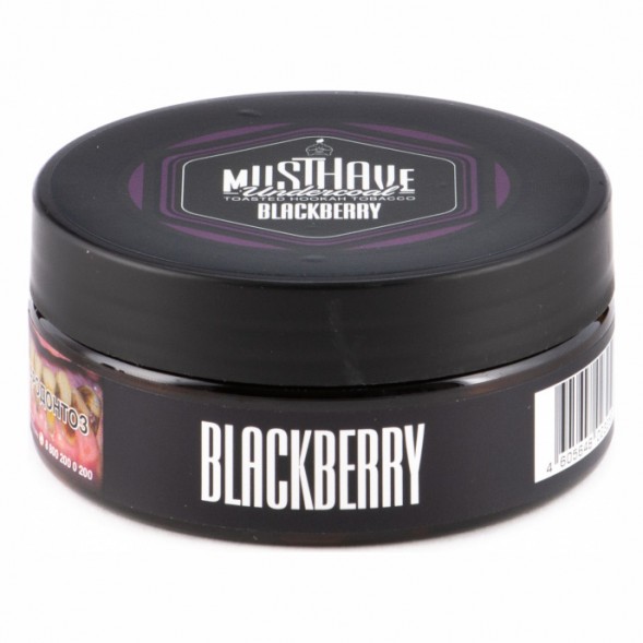 Табак Must Have - Blackberry (Ежевика, 125 грамм) купить в Перми