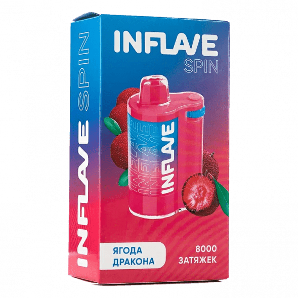 INFLAVE SPIN - Ягода Дракона (8000 затяжек) купить в Перми