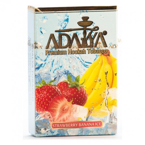 Табак Adalya - Strawberry Banana Ice (Ледяная Клубника и Банан, 50 грамм, Акциз) купить в Перми