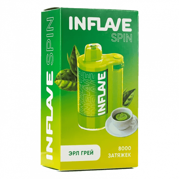 INFLAVE SPIN - Эрл Грей (8000 затяжек) купить в Перми