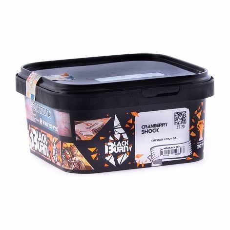 Табак BlackBurn - Cranberry Shock (Кислая Клюква, 200 грамм) купить в Перми