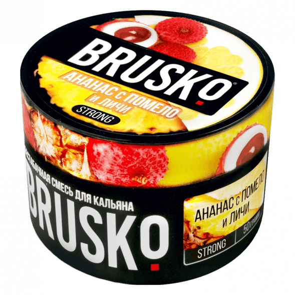 Смесь Brusko Strong - Ананас с Помело и Личи (50 грамм) купить в Перми