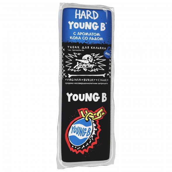 Табак Хулиган Hard - Young B (Кола со Льдом, 200 грамм) купить в Перми