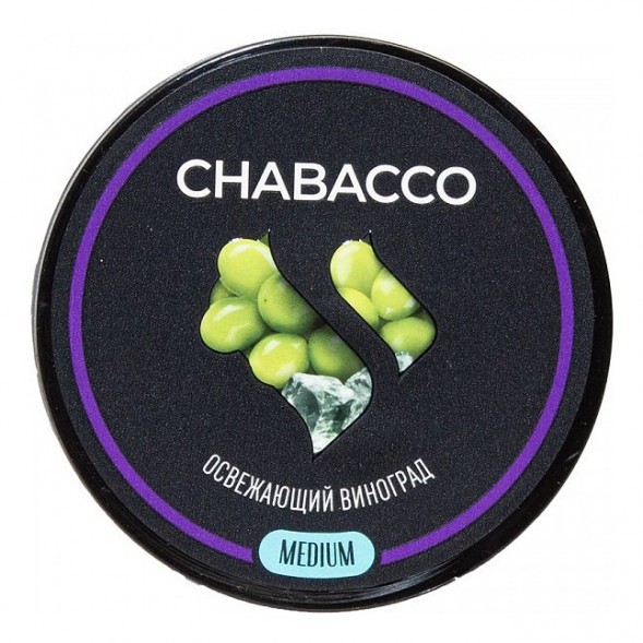 Смесь Chabacco MEDIUM - Ice Grape (Освежающий Виноград, 25 грамм) купить в Перми