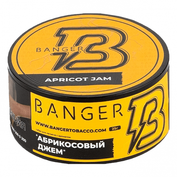 Табак Banger - Apricot Jam (Абрикосовый Джем, 25 грамм) купить в Перми