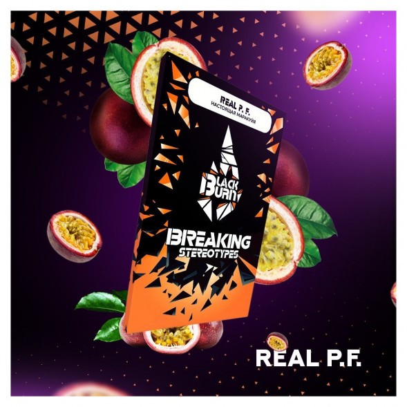 Табак BlackBurn - Real P.F. (Настоящая Маракуйя, 25 грамм) купить в Перми