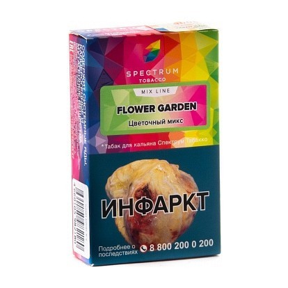 Табак Spectrum Mix Line - Flower Garden (Цветочный Микс, 40 грамм) купить в Перми
