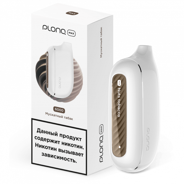 PLONQ MAX - Мускатный Табак (6000 затяжек) купить в Перми