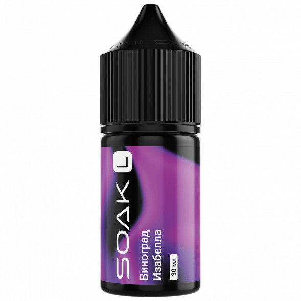 Жидкость SOAK L30 - Isabella Grapes (Виноград Изабелла, 30 мл, 2 мг) купить в Перми