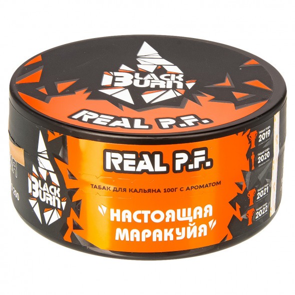 Табак BlackBurn - Real P.F. (Настоящая Маракуйя, 100 грамм) купить в Перми