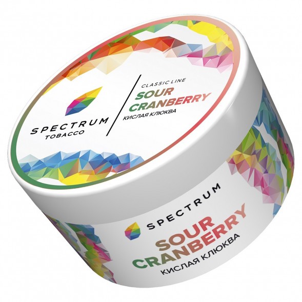 Табак Spectrum - Sour Cranberry (Кислая Клюква, 200 грамм) купить в Перми