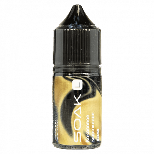 Жидкость SOAK L30 - Ice Cream Coconut (Кокосовое Мороженое, 30 мл, 2 мг) купить в Перми