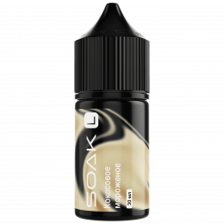 Жидкость SOAK L30 - Ice Cream Coconut (Кокосовое Мороженое, 30 мл, 2 мг)