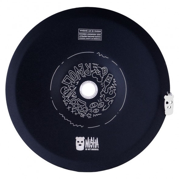 Кальян MISHA Rebel - Jet Black (Чёрный Матовый, Без Колбы) купить в Перми