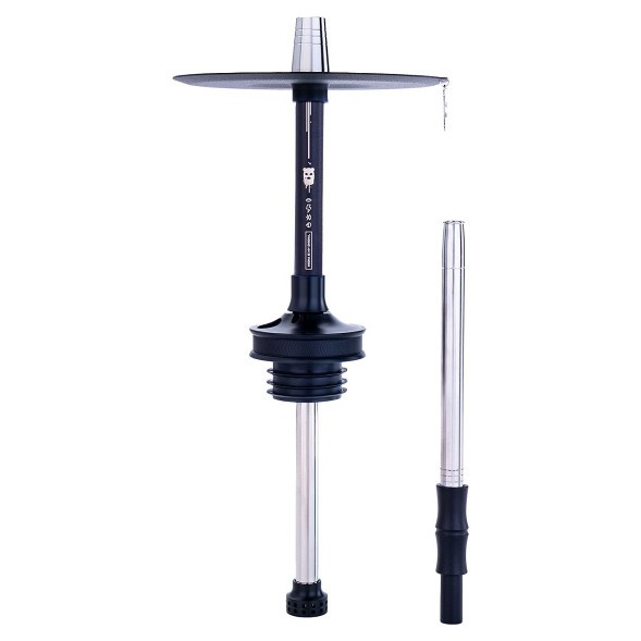 Кальян MISHA Rebel - Jet Black (Чёрный Матовый, Без Колбы) купить в Перми