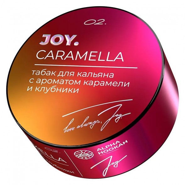 Табак Joy - Caramella (Клубника и Карамель, 25 грамм) купить в Перми