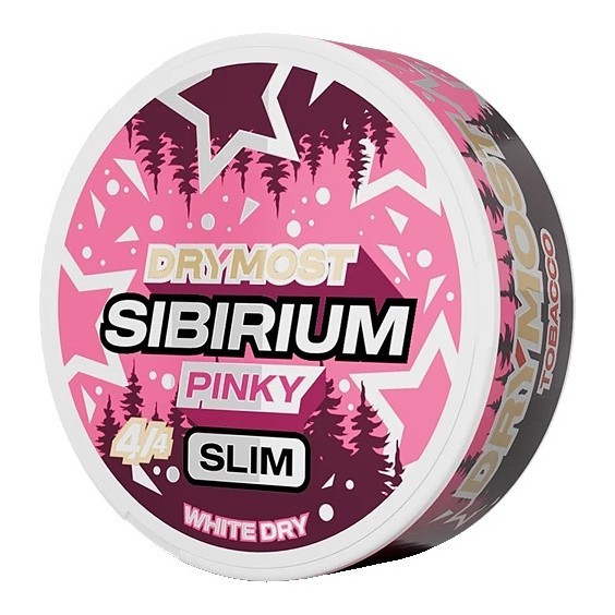 Табак жевательный DryMost - Sibirium Pinky Slim (Сибирский Малиновый Лимонад, 12 грамм) купить в Перми