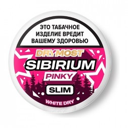 Табак жевательный DryMost - Sibirium Pinky Slim (Сибирский Малиновый Лимонад, 12 грамм)