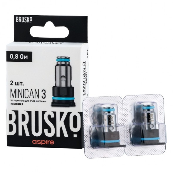 Испарители для Brusko Minican 3 (AF Mesh Coil, 0.8 Ом, 2 шт.) купить в Перми