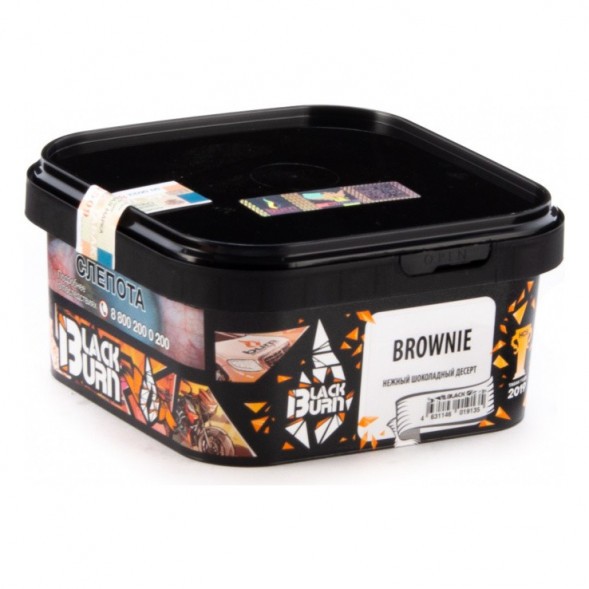 Табак BlackBurn - Brownie (Шоколадный Десерт, 200 грамм) купить в Перми