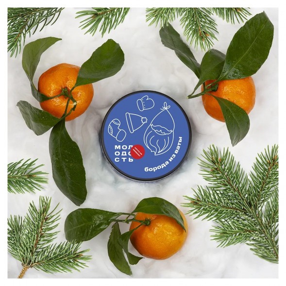 Табак Молодость - Борода из Ваты (Мандарины и Ёлка, 100 грамм) купить в Перми