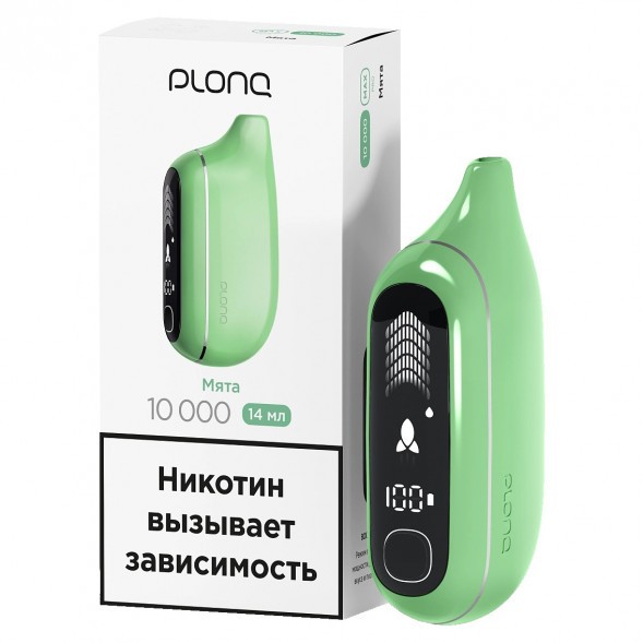 PLONQ MAX PRO - Мята (10000 затяжек) купить в Перми